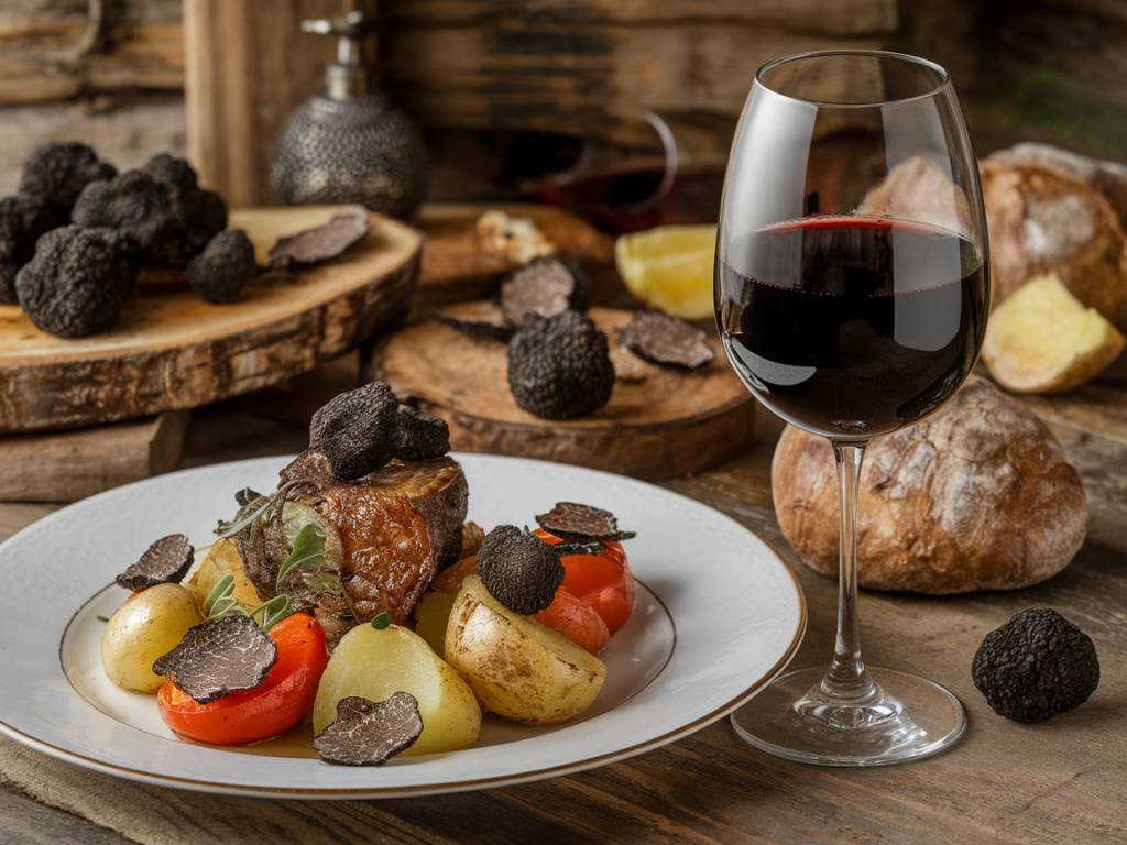 gastronomie de la drôme : déguster la truffe et les vins locaux