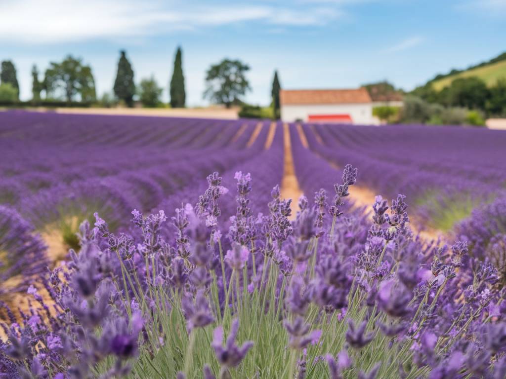 la lavande en drôme provençale : quand et où la voir en fleurs