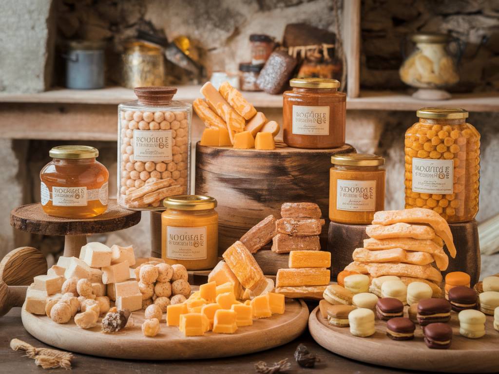 les spécialités sucrées de la drôme : nougat, miels et autres douceurs
