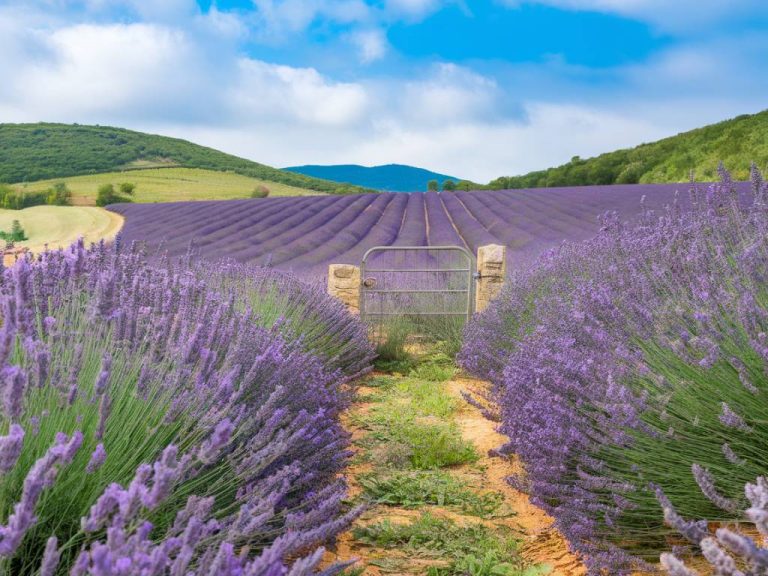 3000 Piece Jigsaw Puzzle - 'Au Bord De La Lavande' Landscape Art By Art Puzzle - View #10